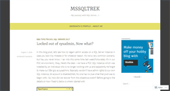 Desktop Screenshot of mssqltrek.com