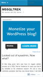 Mobile Screenshot of mssqltrek.com